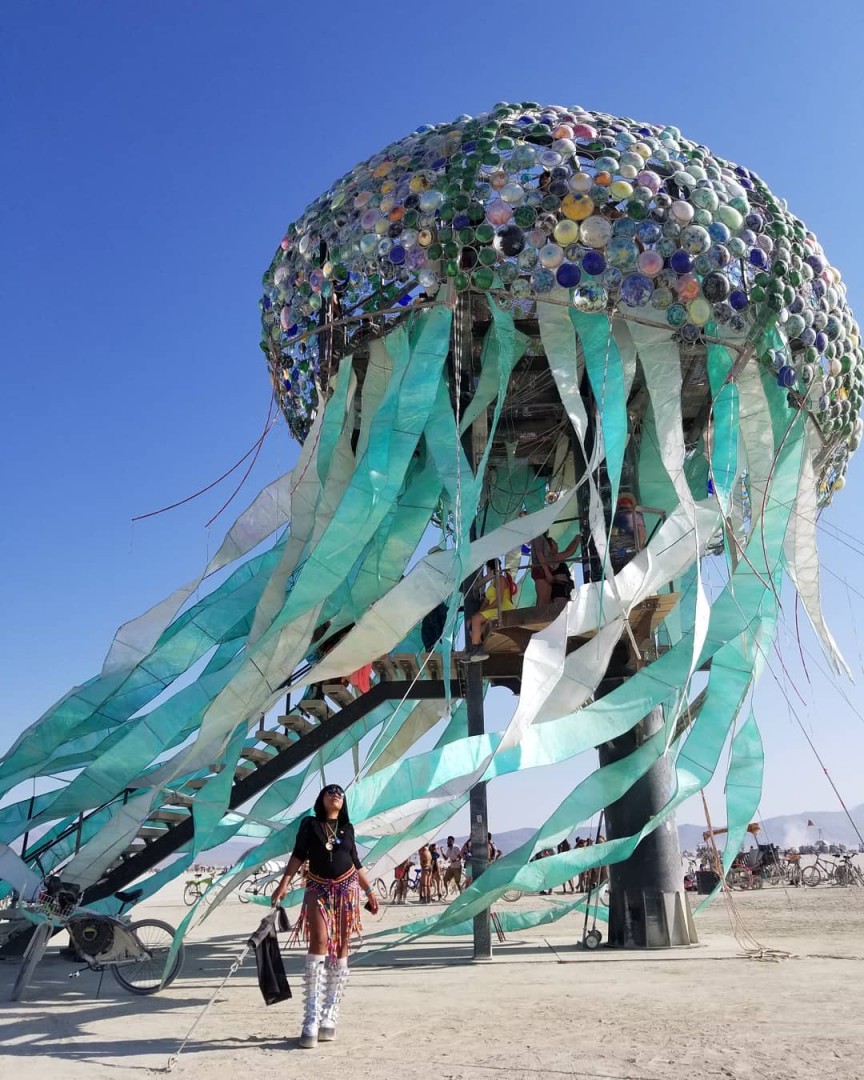 Cake Decor Burning man