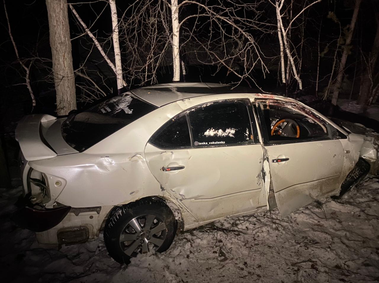 ДТП: Пьяная автоледи не справилась с управлением