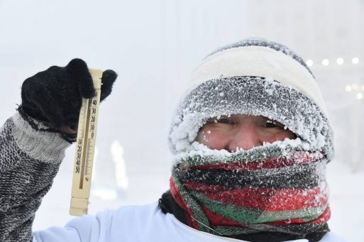 Видеофакт: в Якутии самые морозостойкие бегуны