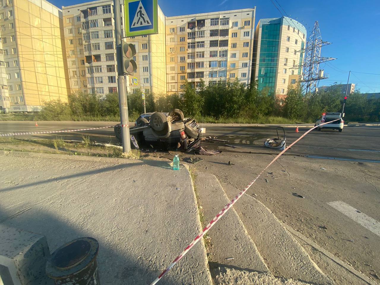 Столкновение в Якутске: две машины вдребезги - пятеро пострадавших