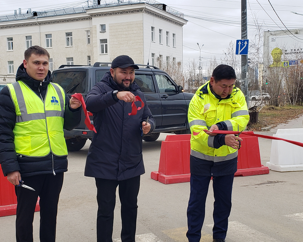 В Якутске открыли отремонтированную улицу Островского