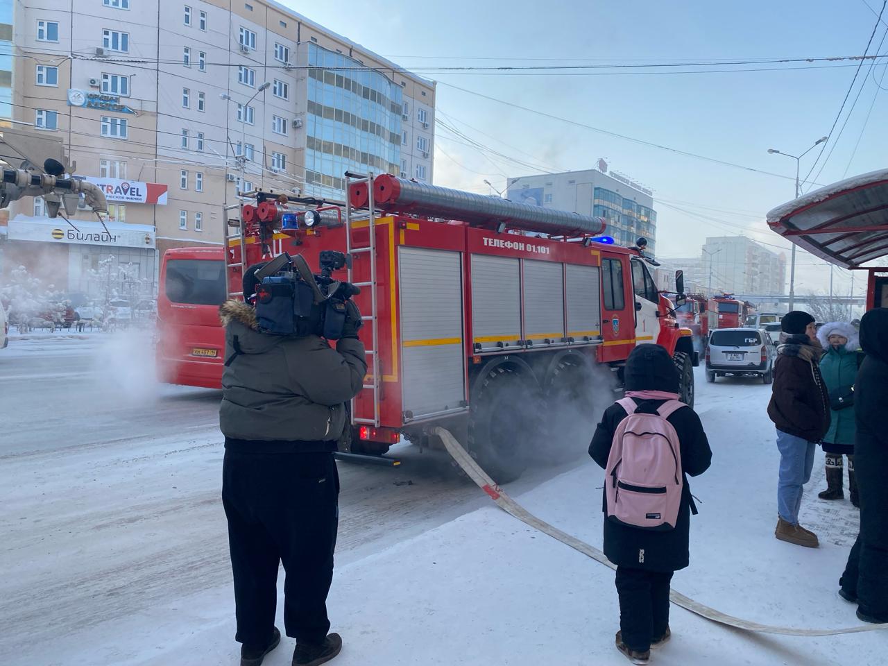 Что случилось в центре города? Куча пожарных машин