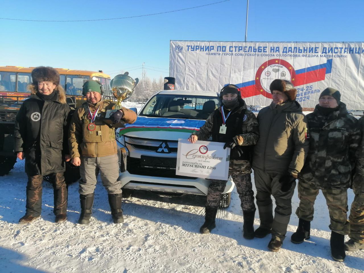 Победный выстрел Сергея Яковлева на турнире Ф.Охлопкова и его приз -  автомобиль!