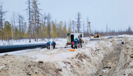 Строительство газопровода «Кысыл-Сыр — Мастах» идёт по графику