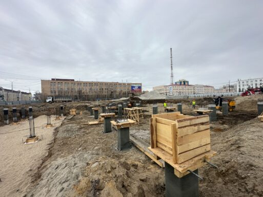 Как идет реконструкция площади Ленина Якутска?