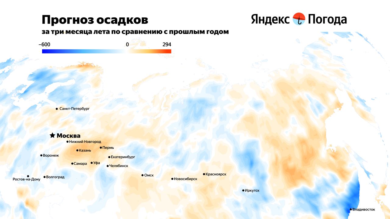 Погода: Каким будет лето-2024 в России?