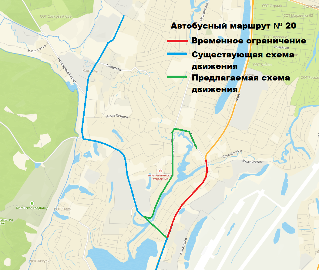 Будет прекращено движение на отрезке улиц Можайского-Строда