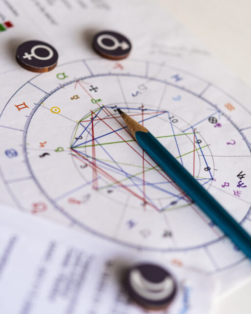 A closeup of zodiac circle and male and female symbols to predict the match
нумерологическийй прогноз
кармический гороскоп