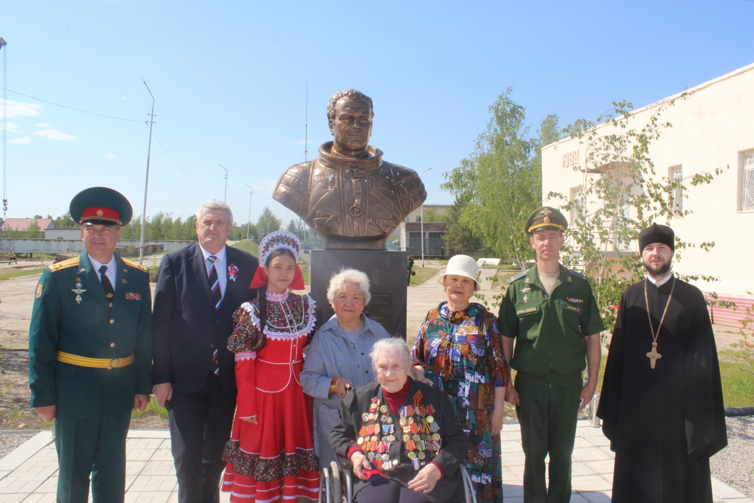 В воинской части Космических войск в Якутии состоялось открытие мемориала