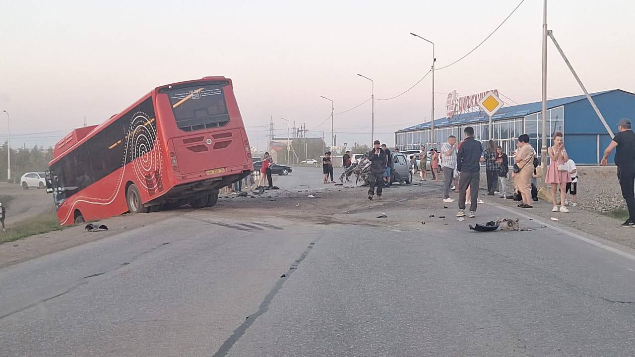 Ужасные кадры с места смертельного ДТП