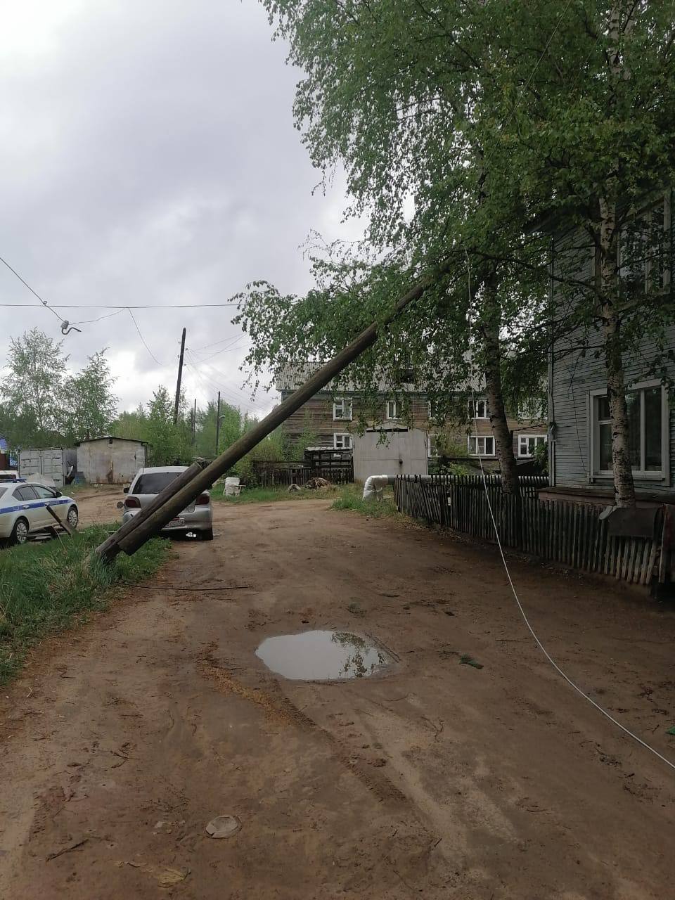 Неосторожный водитель оставил без света полсотни человек