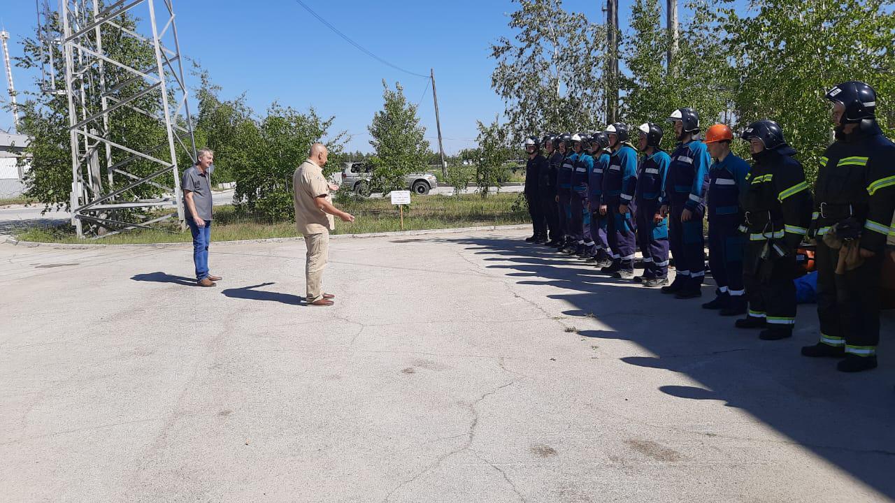 СТНГ проходит аттестацию внештатного аварийно-спасательного формирования