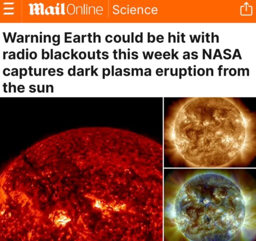 Выброс темной плазмы на Солнце может отключить связь на Земле