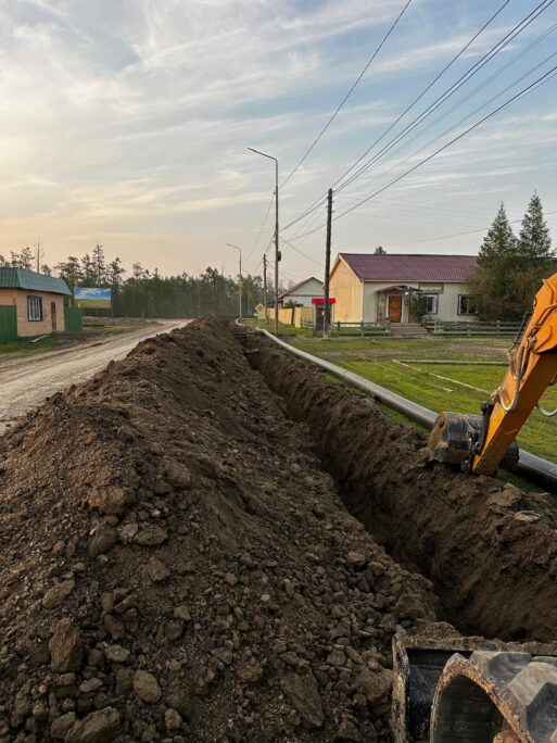 В селе Харбала 1-я завершено строительство  газопровода