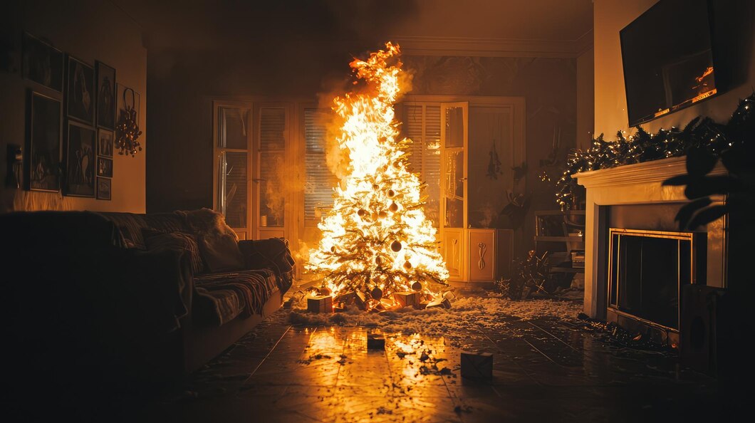 И это привело к серьёзным последствиям: Сгорела городская елка