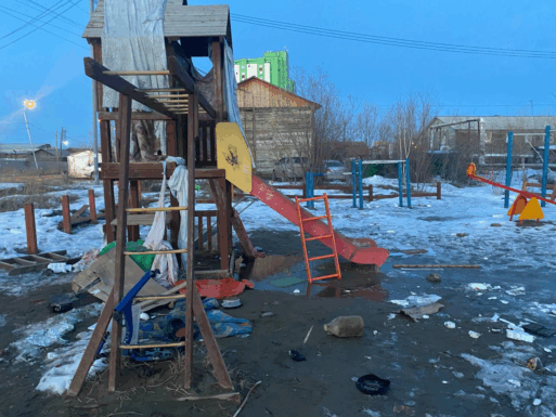 проверка детской площадки ул. Матросова