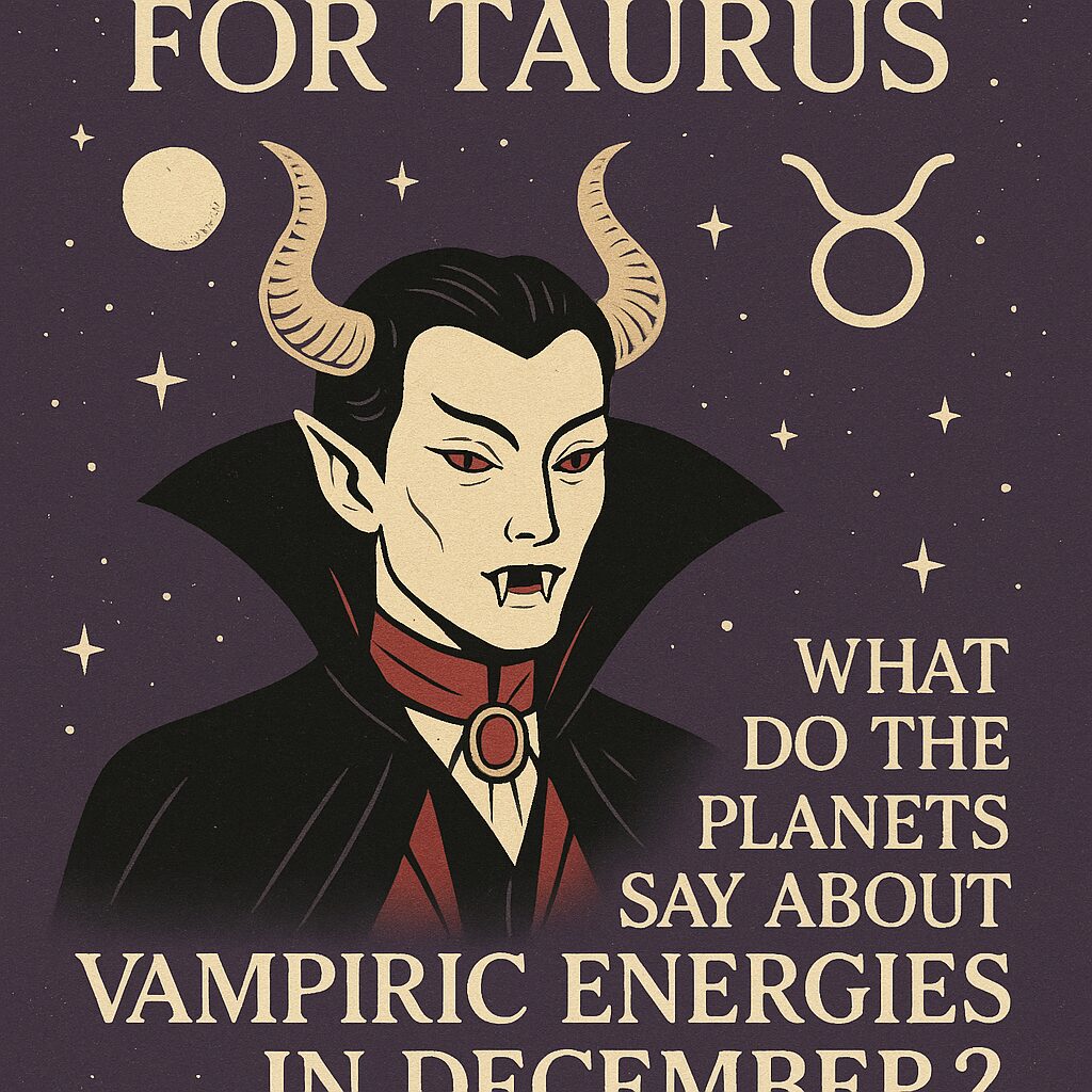 Гороскоп для Тельца: Что планеты говорят о вампирских энергиях в декабре?