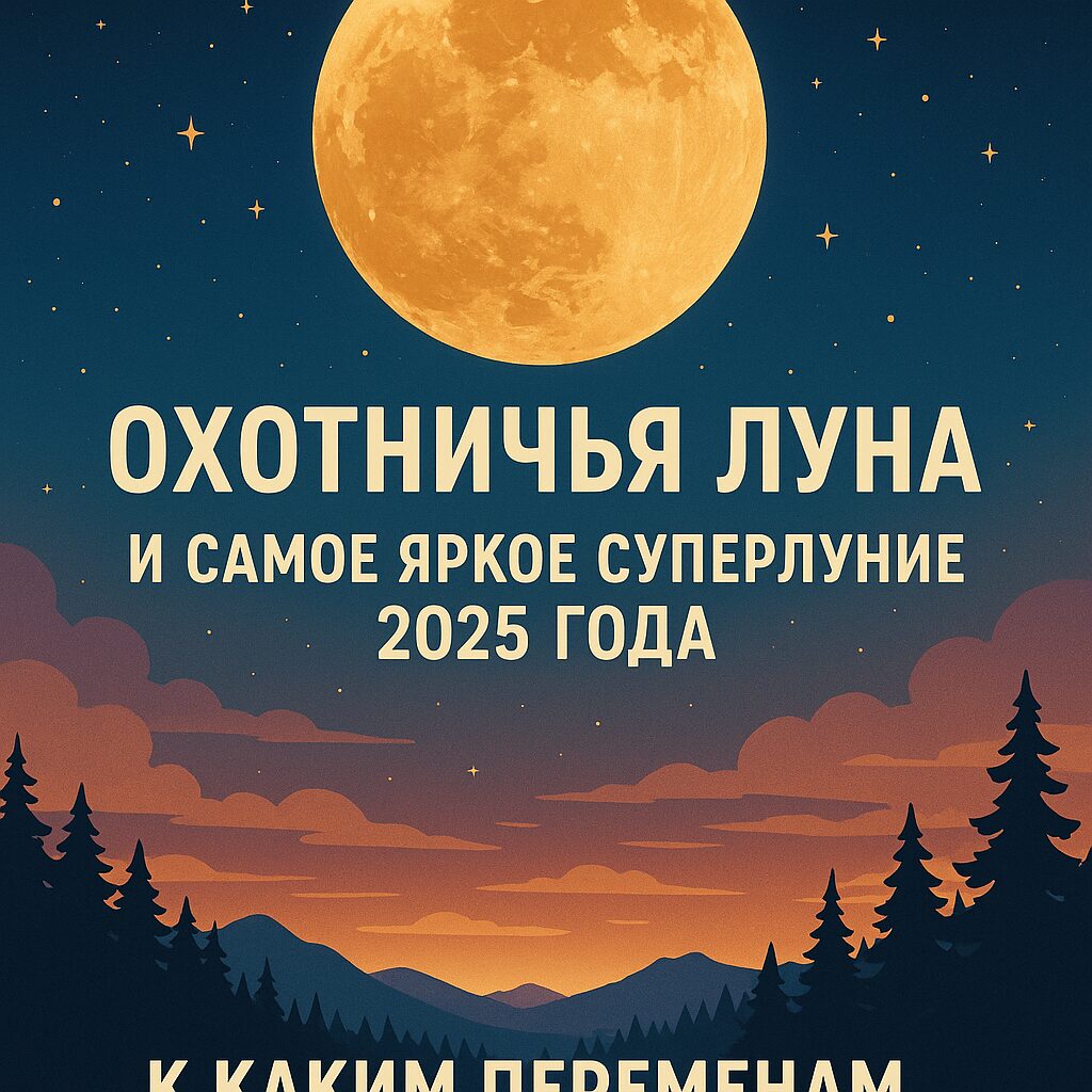 5 ноября Охотничья Луна и самое яркое Суперлуние 2025 года: к каким переменам готовиться?