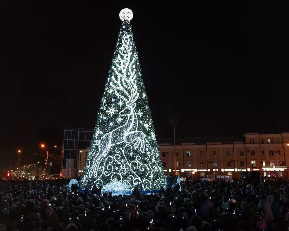 Праздничное зажжение елки: появится ли Дед Мороз?