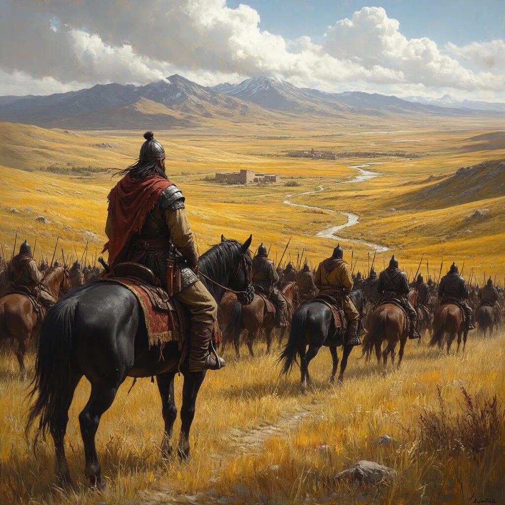 Усыпальница Орды найдена после падения лошади в яму