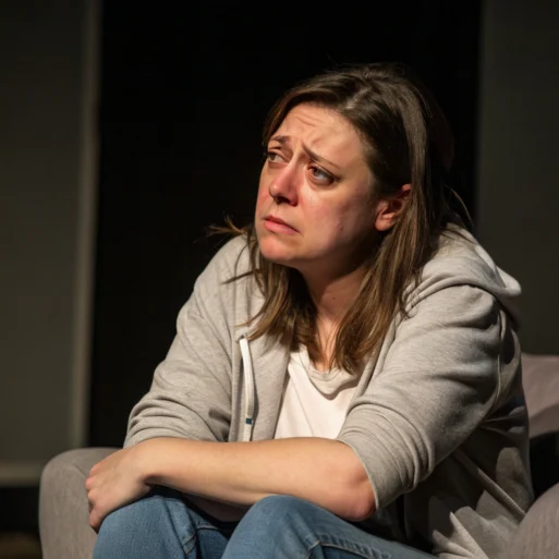 женщина недовольна