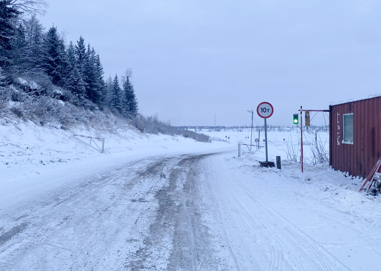 Увеличена грузоподъемность ледовых переправ на трассе Вилюй