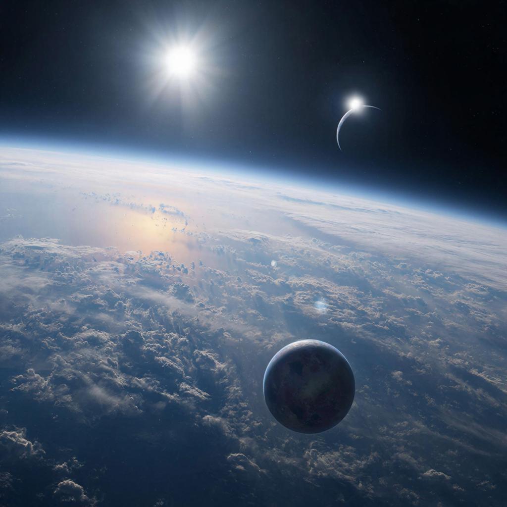 Запечатлена экзопланета в двойной звёздной системе