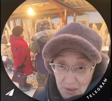 Сардана Авксентьева на самом холодном рынке