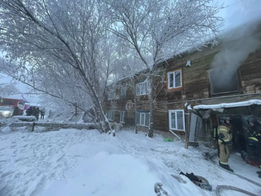 пожар в Якутске