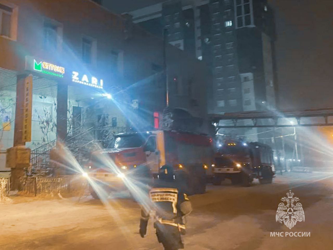 Ночной кошмар: Десятки спасенных