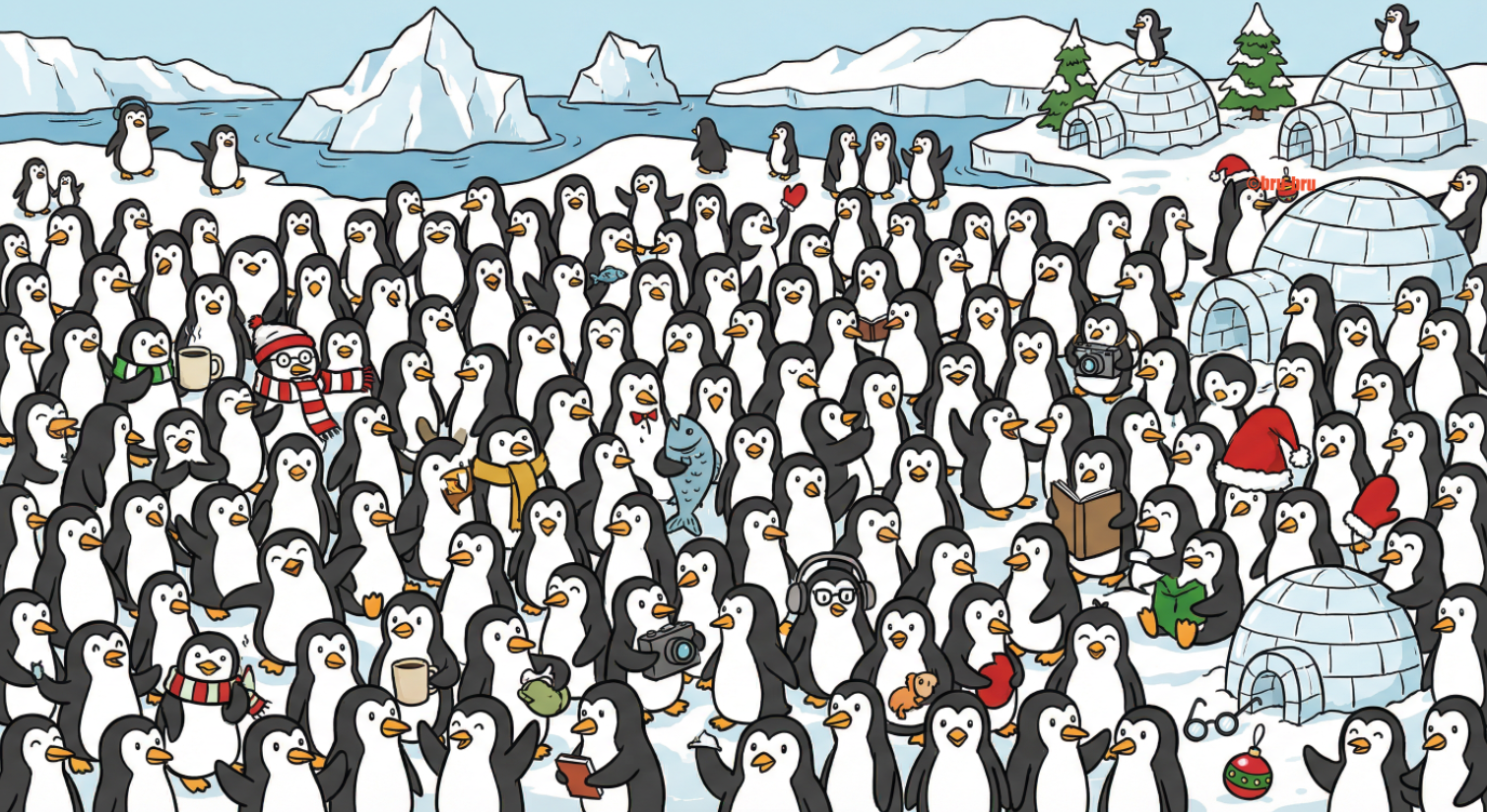 Найди очки на картинке: Разминка для вашего мозга!