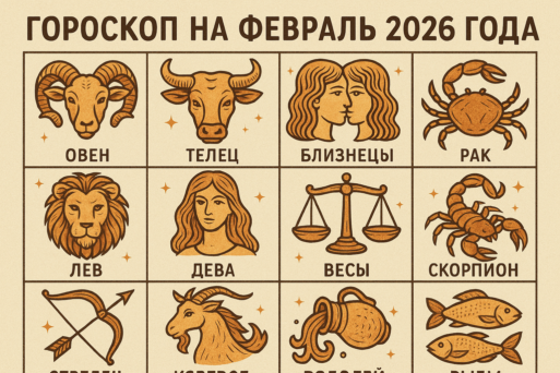 Гороскоп на февраль 2026 года для всех знаков зодиака