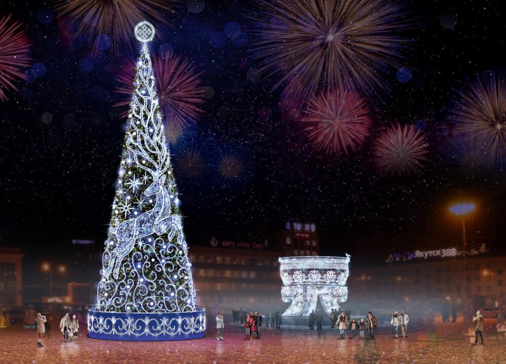 Чего только не увидишь в предновогоднем Якутске