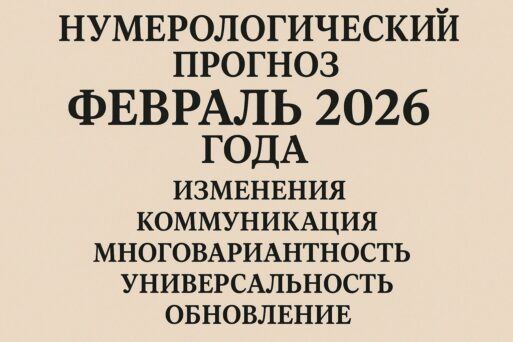 Нумерологический прогноз на февраль 2026 года