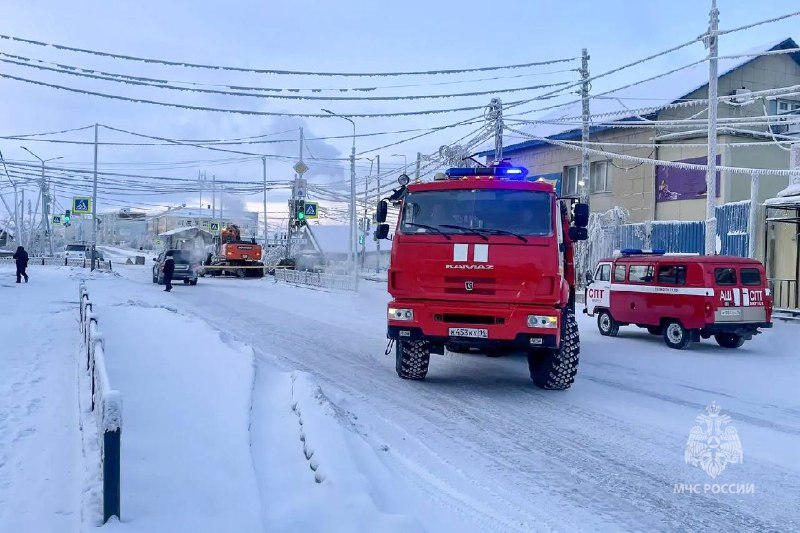 МЧС: газопровод в Якутске введен в работу