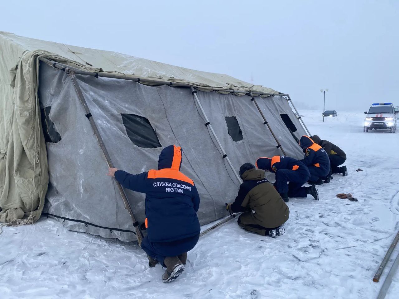 На Зеленом лугу обустраивают Крещенскую купель