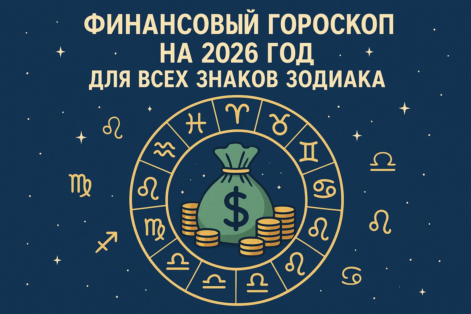 Финансовый гороскоп на 2026 год для всех знаков зодиака