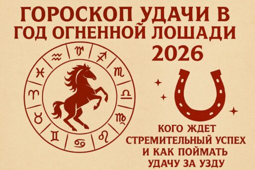 Гороскоп удачи в год Огненной Лошади 2026: кого ждет стремительный успех и как поймать удачу за узду
