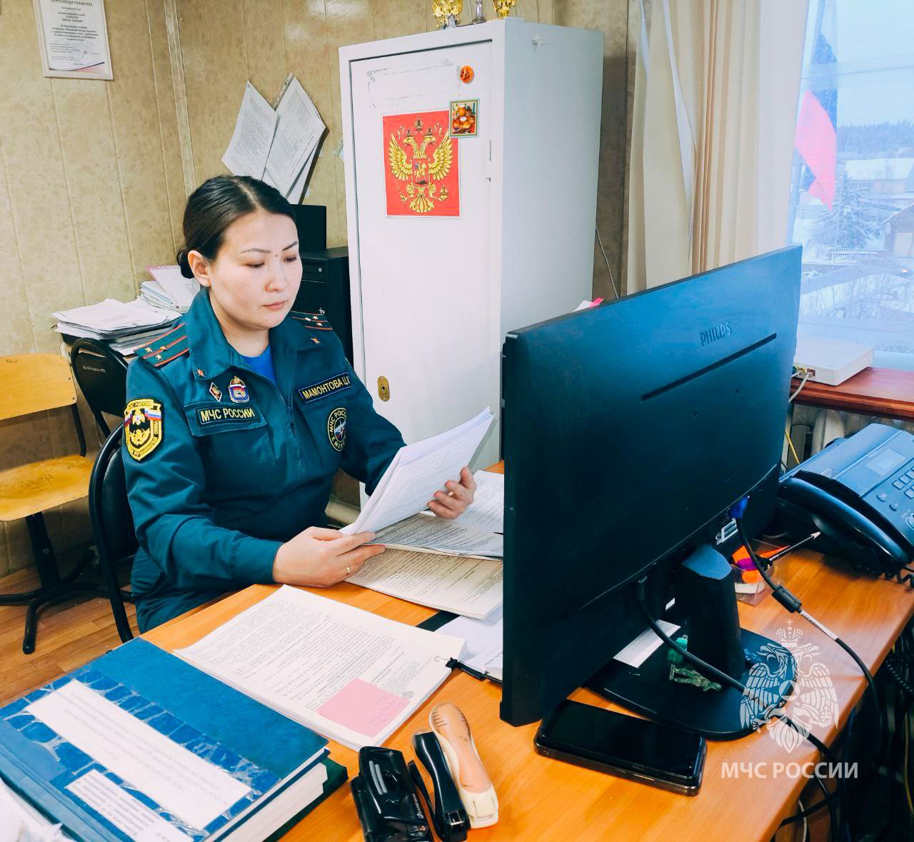 Человек труда — дознаватель МЧС Цветана Мамонтова