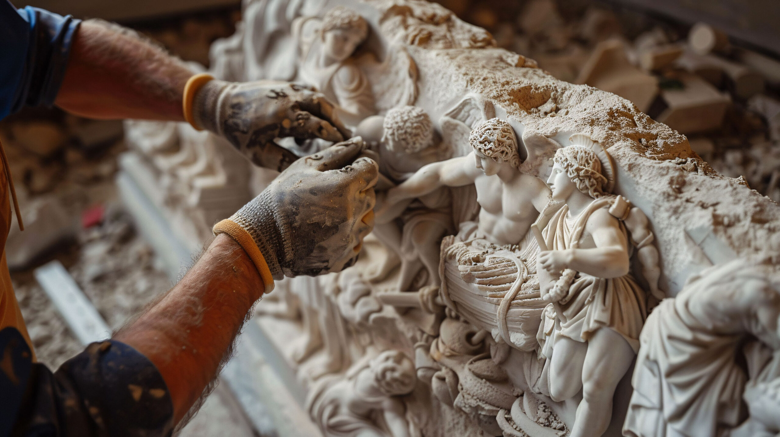 Ангел с лицом премьера: реставрация фрески в Риме вызвала скандал