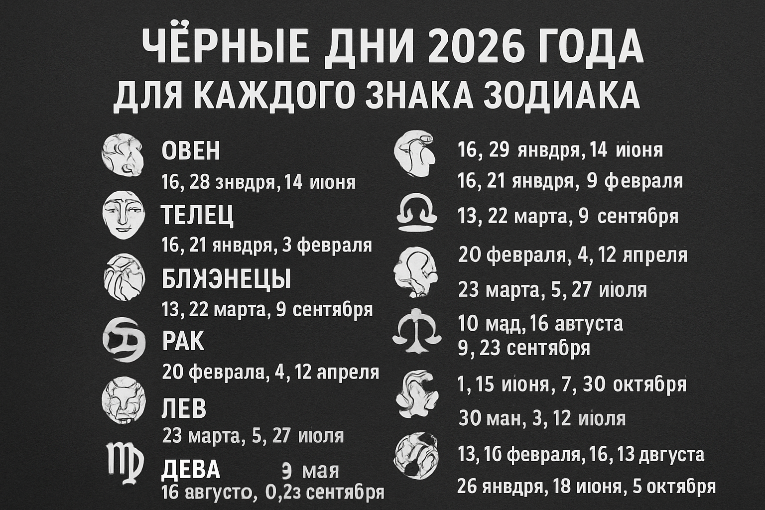 черные дни 2026