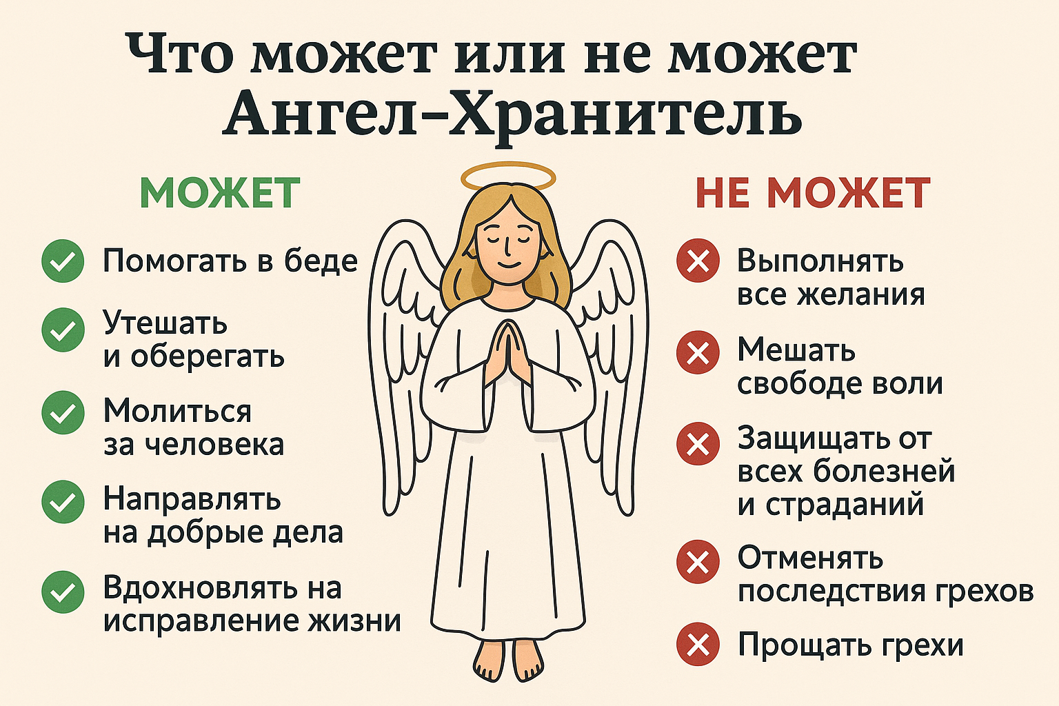 Что может или не может ангел-хранитель