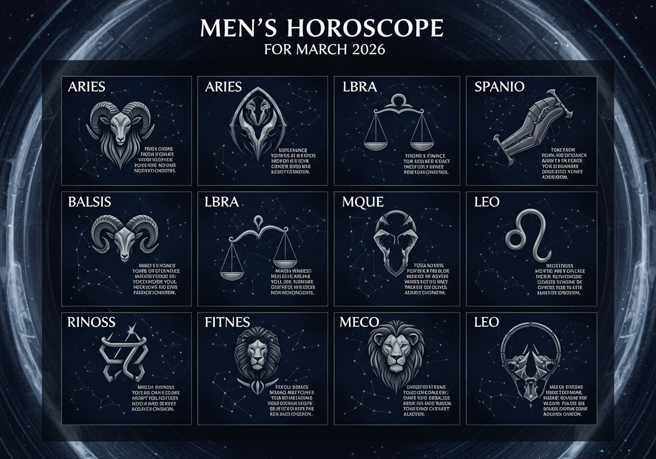 Мужской гороскоп на март 2026 года для всех знаков зодиака