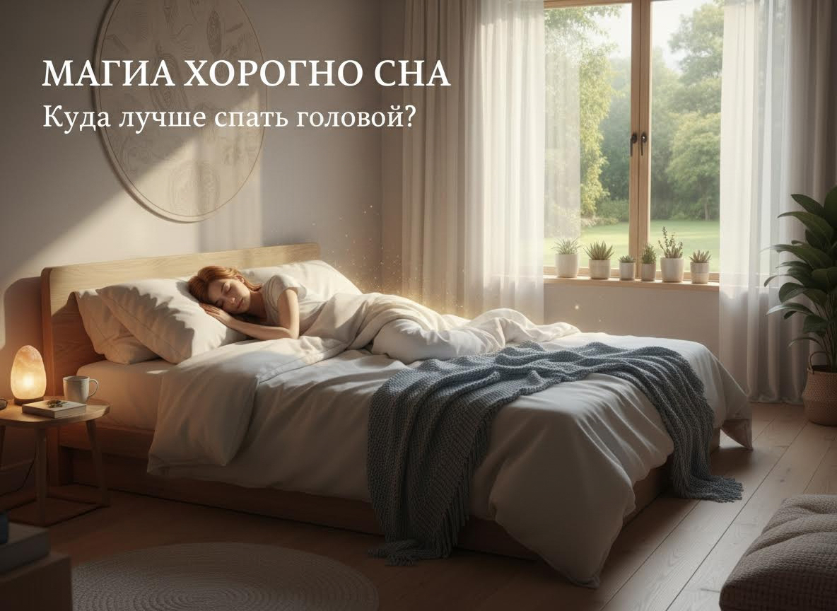 Магия хорошего сна: куда лучше спать головой