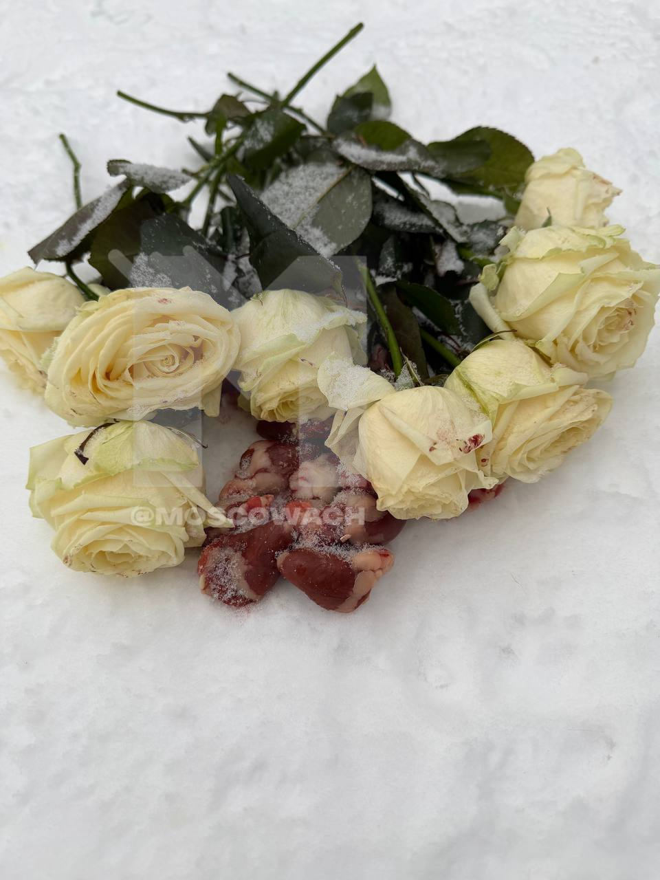 Куриные сердечки и розы