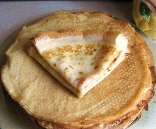 креативный рецепт блинов