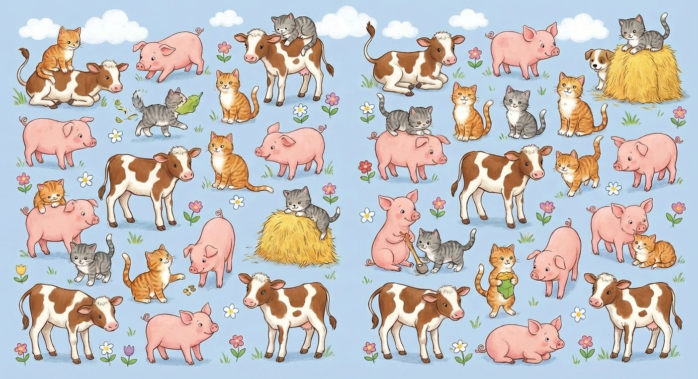 Найдешь щенка за 5 секунд? Проверь внимательность на визуальной головоломке