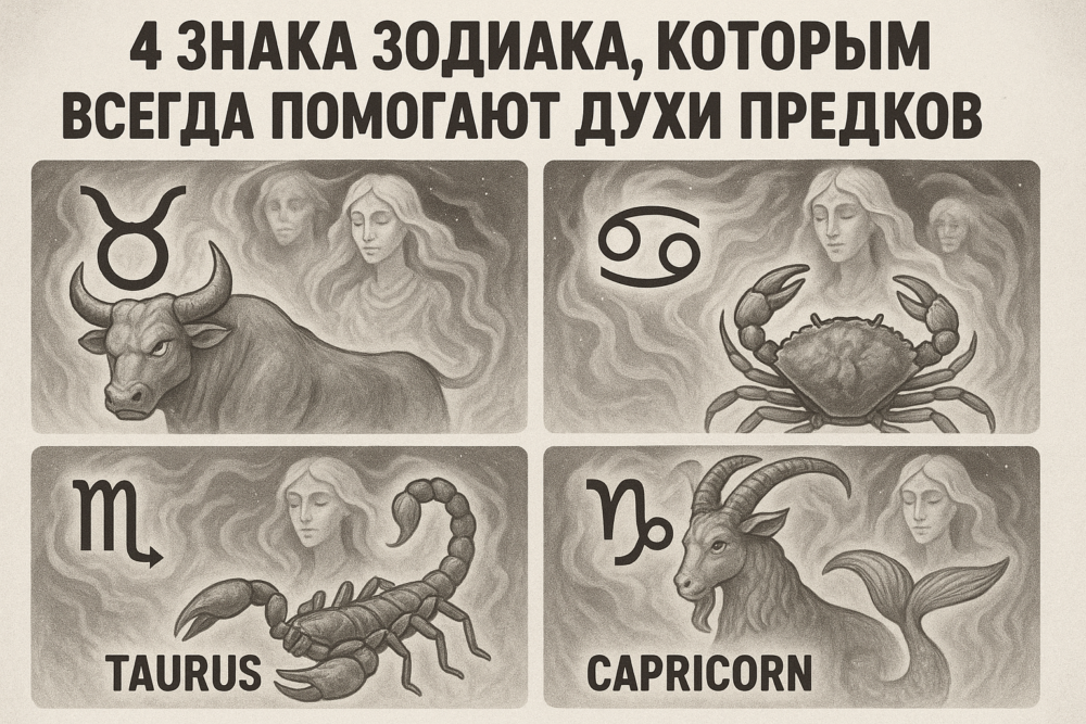4 знака зодиака, которым всегда помогают духи предков