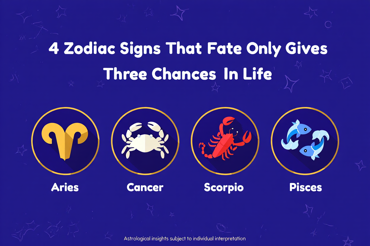 4 знака зодиака, которым судьба дарит только три шанса в жизни