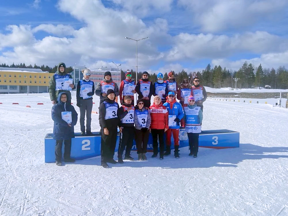 В спартакиаде ЖДЯ прошла лыжная эстафета
